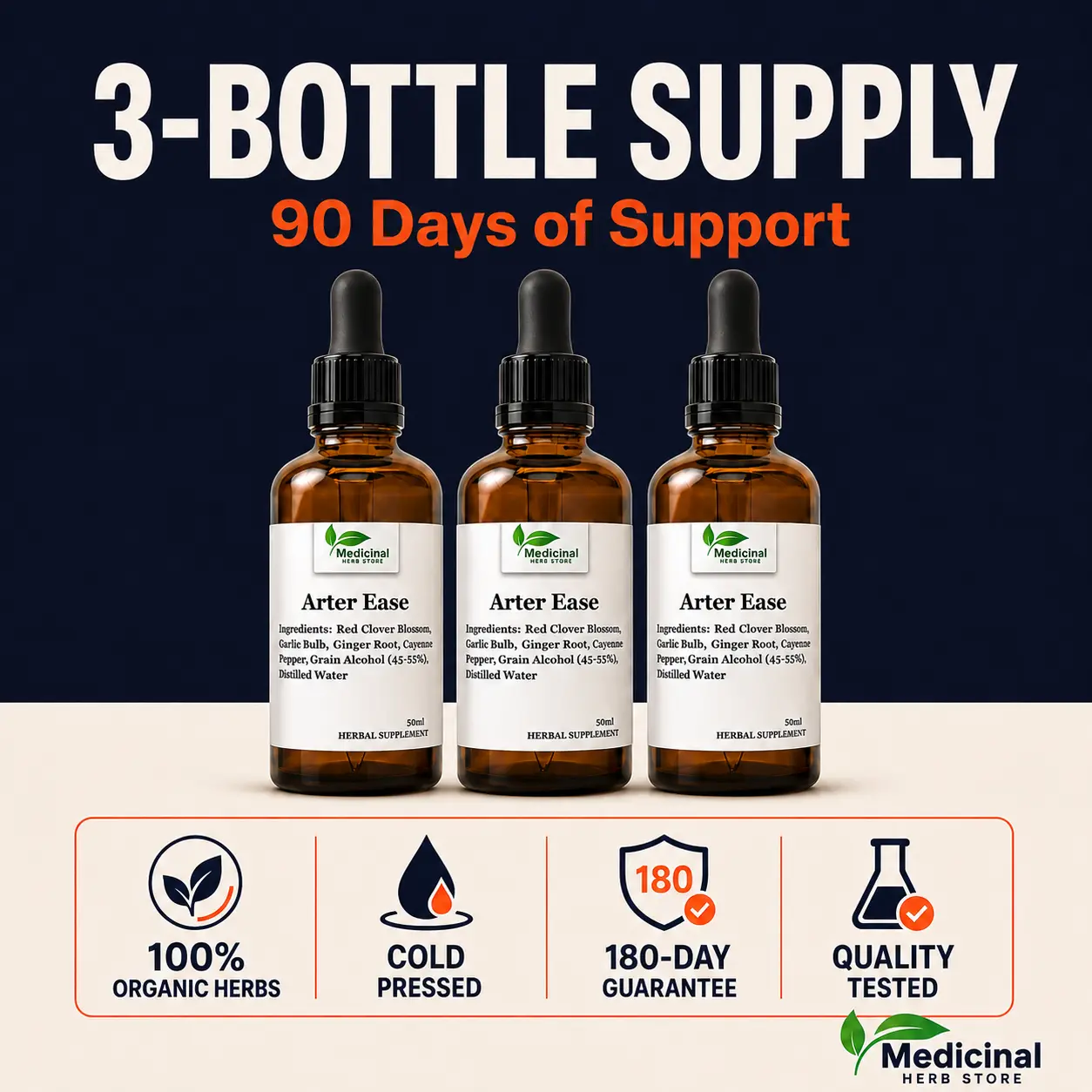 3 bottles Arter Ease