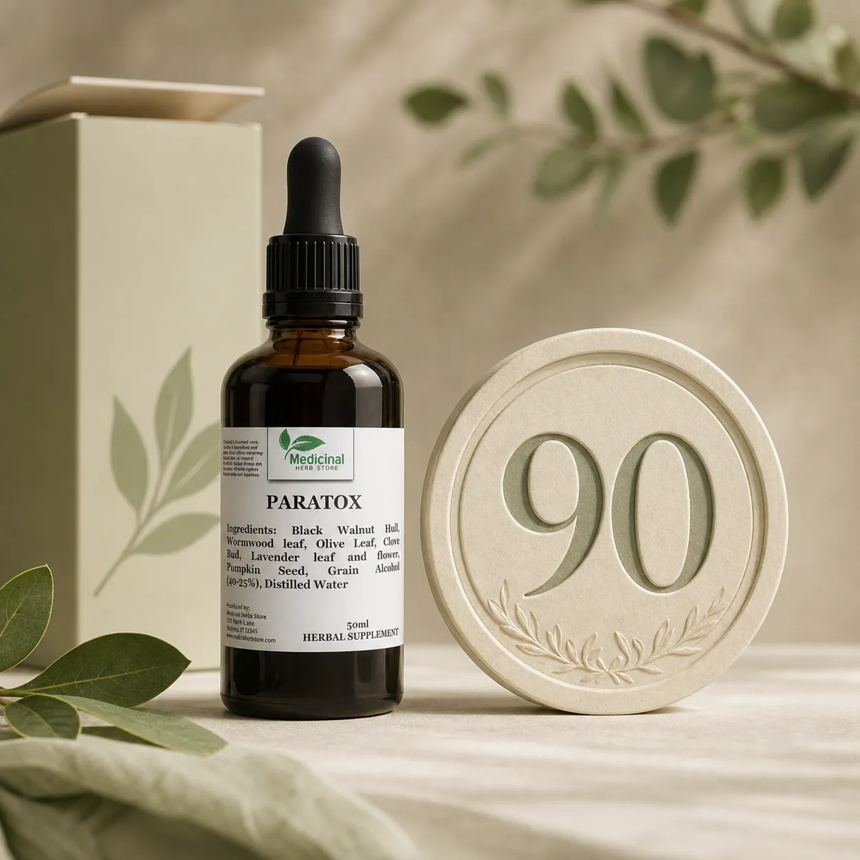 ParaTox 90-day empty bottle guarantee