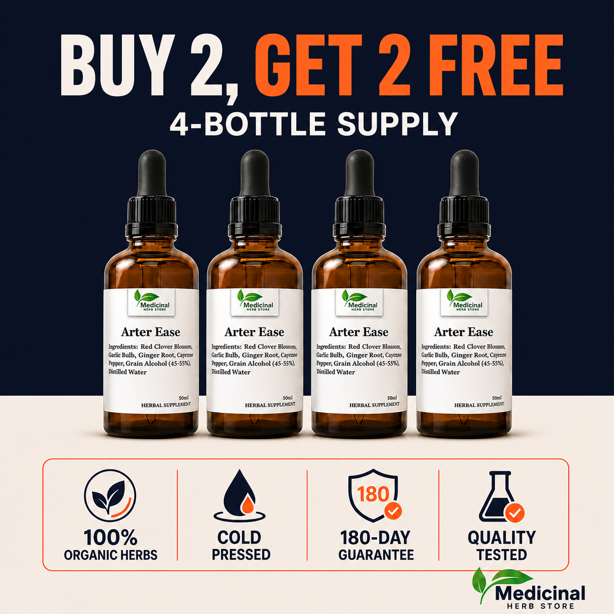 Buy 2 Get 2 Free - 4 bottles
