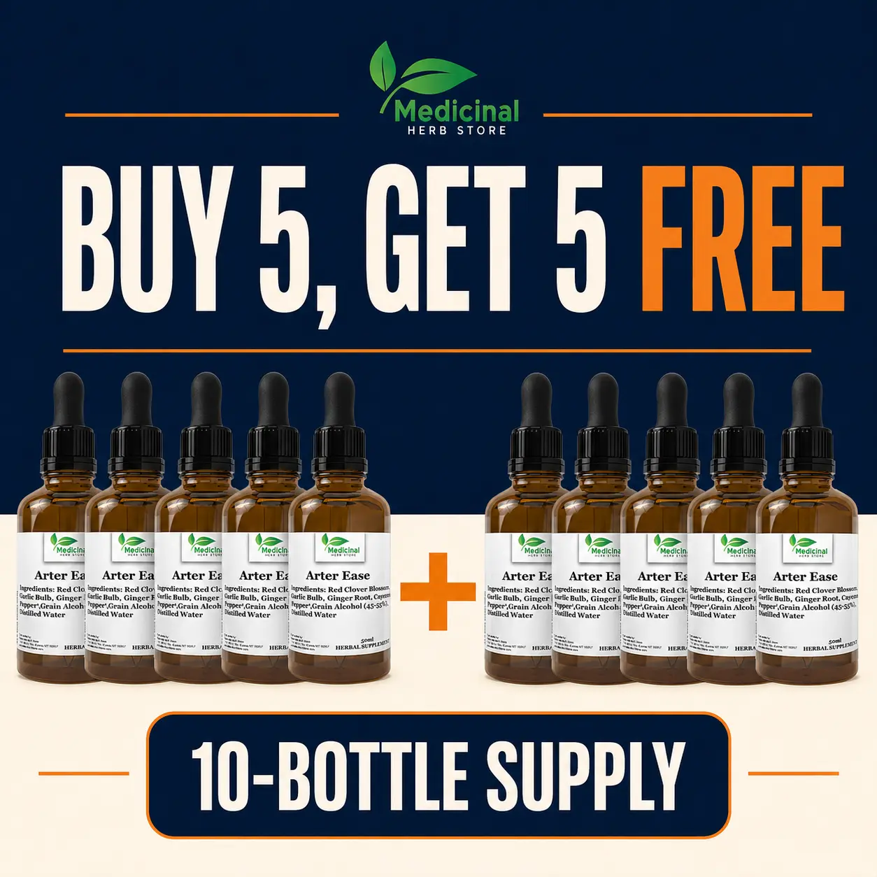Buy 5 Get 5 Free - 10 bottles